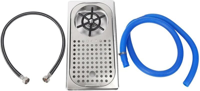 Glasspüler, Durchmesser 201, Edelstahl-Spüler für Bier, Milch, Tee, Tasse, Waschmaschine, Reiniger, Glasspüler