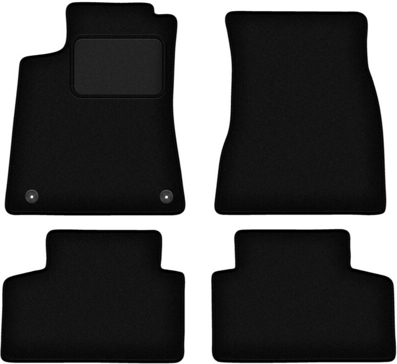 Schwarze Veloursmatten für: Mercedes GLB X247 SUV (2019-)