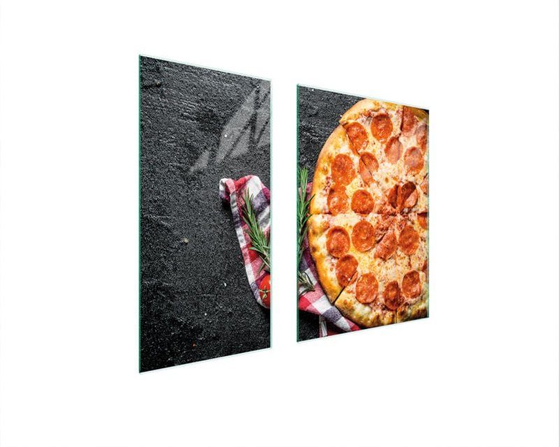 GLASSCHUTZPLATTE 75x52 PIZZA