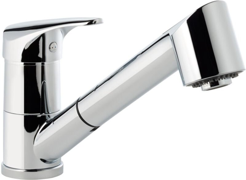 Kramer - Kondor plus Spültischmischer mit ausziehbarer Handbrause - Chrom