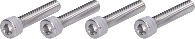 Zoternen - Hilitand 4Pcs M10 Innensechskantschraube Innensechskantschraube A2 Edelstahl 1,25 Mm Feinteilung Maschinenbef...