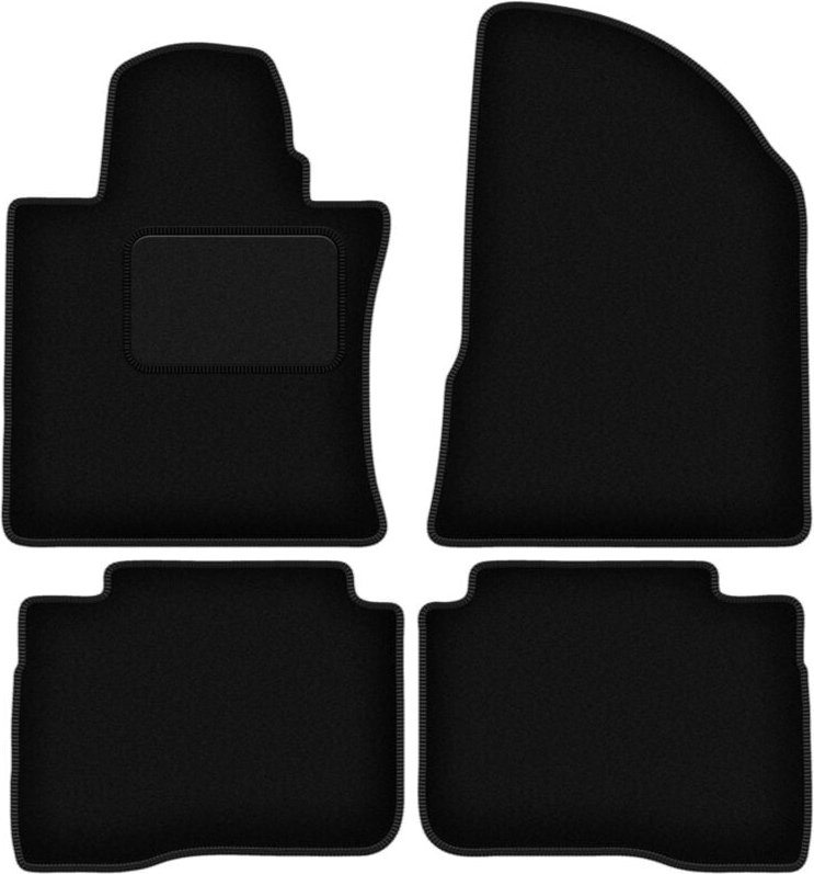 Schwarze Veloursmatten für: SsangYong Korrando IV SUV (2019-)