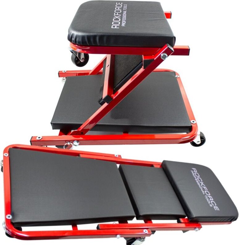 Montagebank, Arbeitshocker 2 in 1