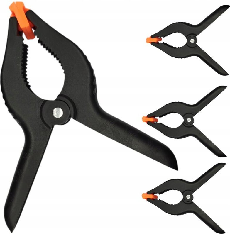 Zimmermannsklemme 60mm Modellklemme Federklemme Set 4 Stk