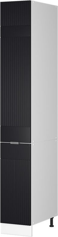 Vicco - Apothekerhochschrank Fame-Line, Schwarz gestreift, 30 cm