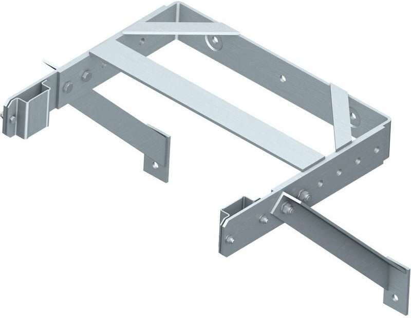 Zarges Wandhalter U-Bügelform verstellbar Stahl verzinkt 400-600mm Wandabstand