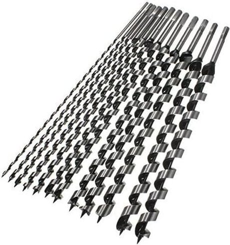 460 mm, 6–28 mm, Sechskantschaft, Brad Point-Bohrer, Schlangenbohrer, Spiralbohrer, Holzbohrwerkzeug – 16 mm –