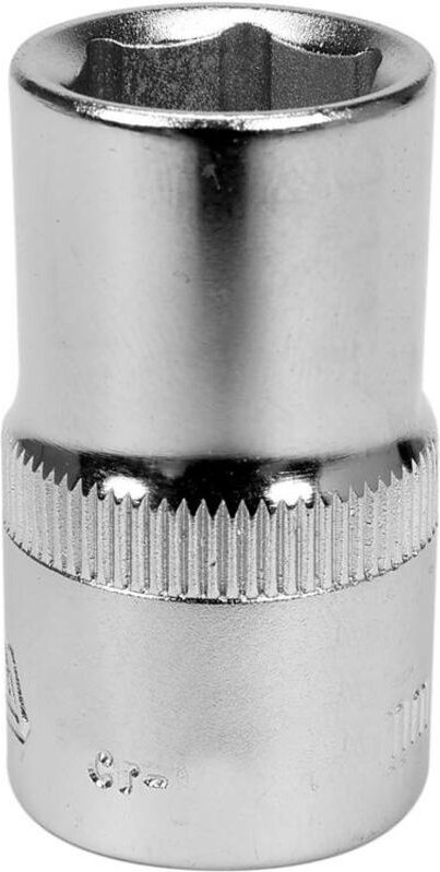 Kurze 6-Kant-Chrom-Steckschlüssel 1/2'' 14mm - Yt-1207