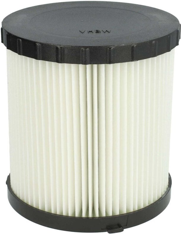 Faltenfilter Ersatz für Dewalt DCV5801H, DCV5801H-XJ für Staubsauger - Filter, Patronenfilter, schwarz weiß - Vhbw