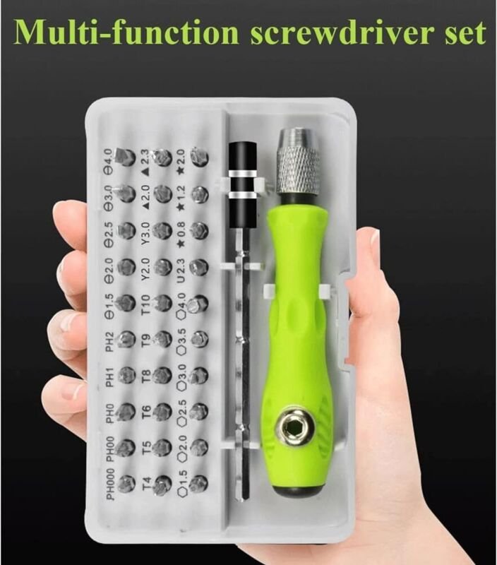 Sollbry 32-in-1-Magnetschraubendreher-Set, 32 Bit-Sets, Handwerkzeuge für die Reparatur zu Hause