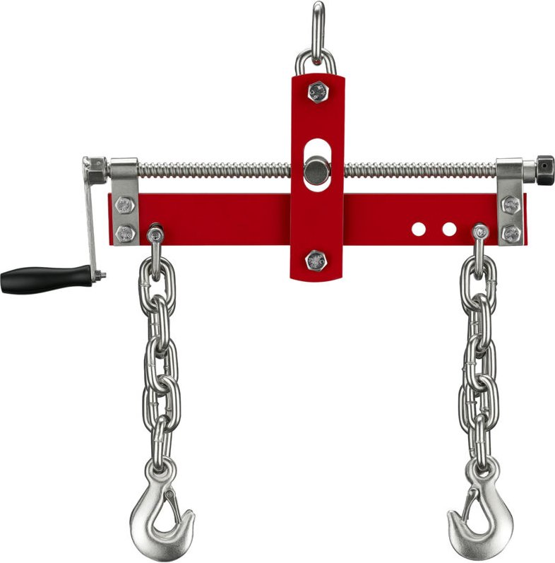 Wiltec Balancierer bis zu 900kg Positionierer für Werkstattkran als Kettenzug, Seilzug mit extra großen Befestigungsauge...