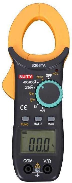 Aiperq - Digitales Zangenamperemeter, automatische Bereichswahl, 2000 Zählwerte – hörbare Durchgangskapazität