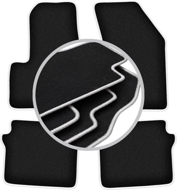 CARLUX-SILVER Autofußmatten für: Chrysler Sebring III Limousine (2007-2010)