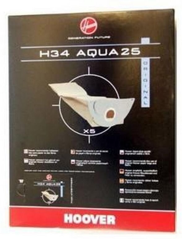 Ersatzteil - 5er Pack Staubsaugerbeutel H34 - Hoover
