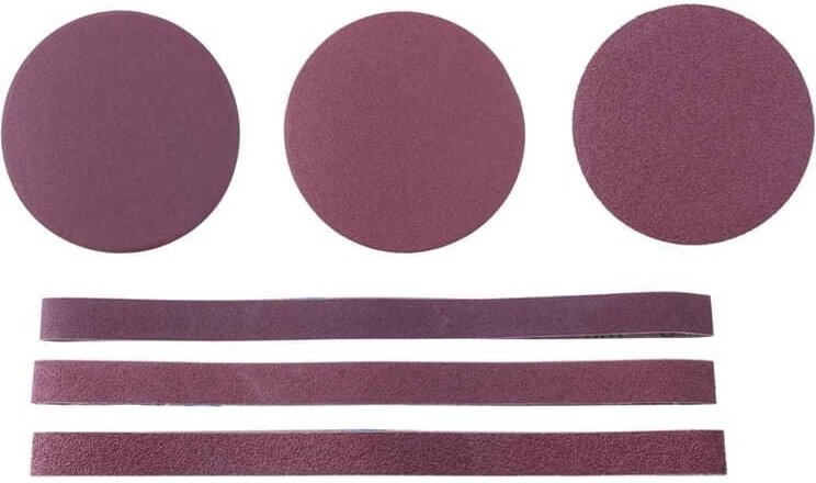 Schleifbänder / Schleifpapier Set 12-teilig für bts 700 - Scheppach