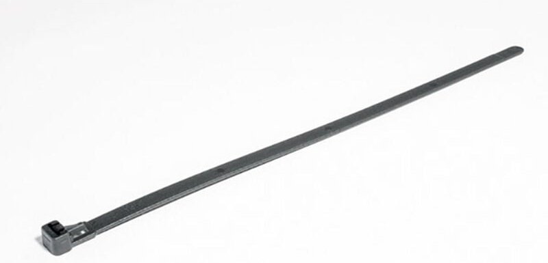 Hellermanntyton - 131-21410 REL140-PA66-BK Kabelbinder 150 mm 7.60 mm Schwarz Lösbar, mit Hebelverschl