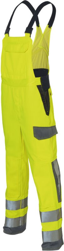 Kübler Latzhose PROTECTIQ HIGH VIS 3394 warngelb/anthrazit Gr. 24