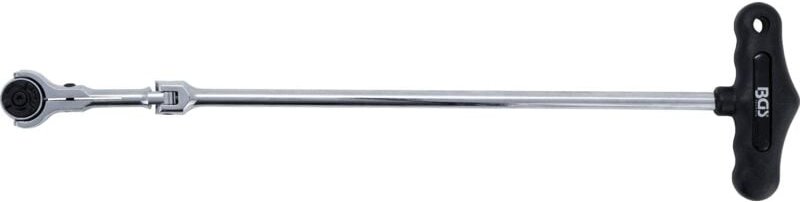 Bgs Technic - Gelenkknarre mit T-Griff, abwinkelbar Abtrieb Außenvierkant 6,3 mm (1/4')