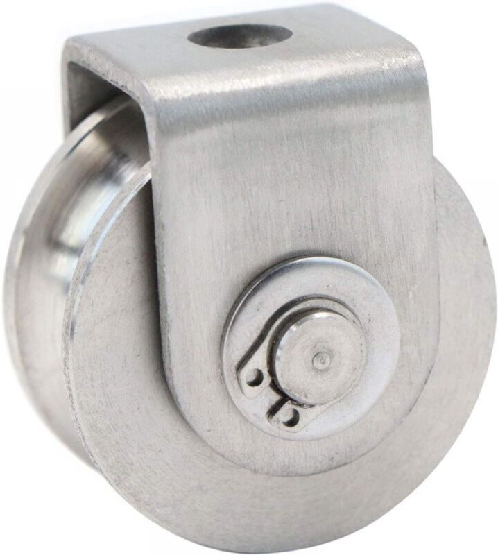 Einzelrolle, Seilrolle für Edelstahlkabel, Heberolle, Kletterrolle, Lastrollenrolle, Heberolle, Tragkraft 30 kg – 1 Stüc...