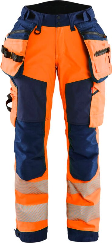Softshell-Hose Hochsichtbarkeit Damen 7118 - Orange/Navy M - DE(42) - SE(C40) - Normen