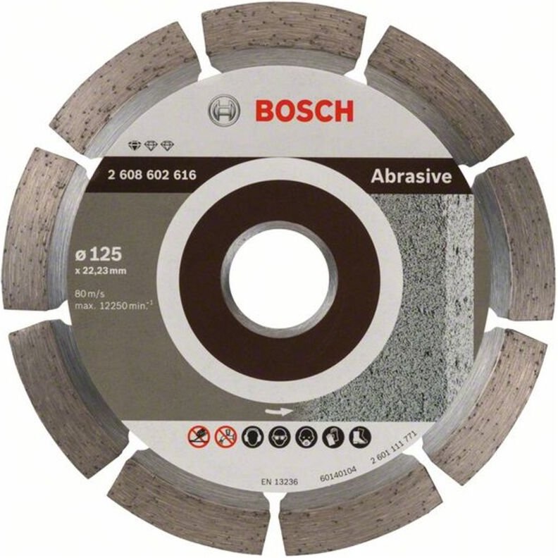 Bosch - Diamanttrennscheibe Standard for Abrasive, 125 x 22,23 x 6 x 7 mm