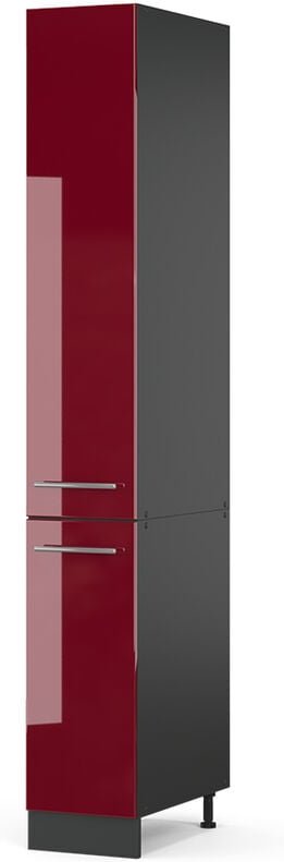 Vicco - Apothekerschrank Fame-Line, Bordeaux Hochglanz, 30 cm