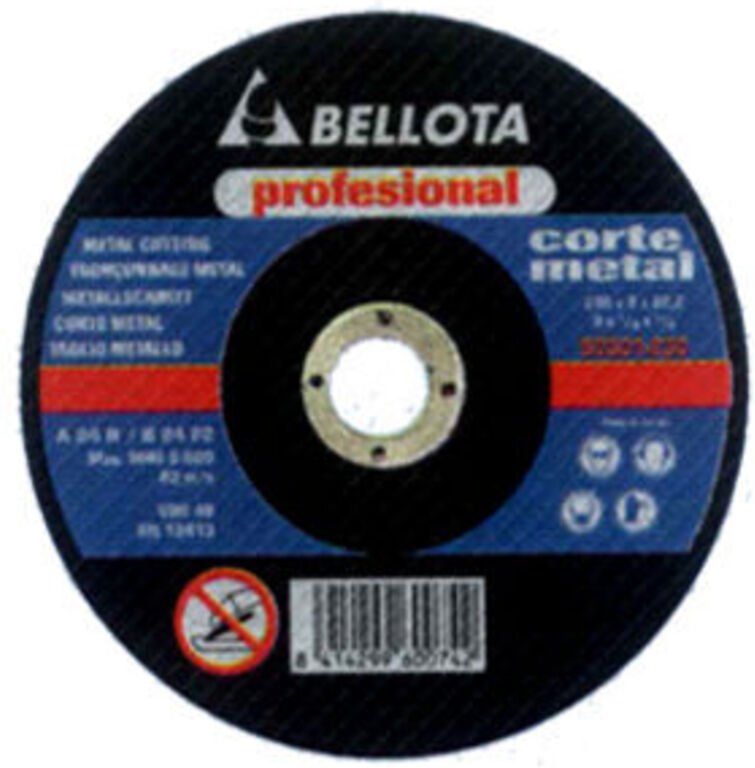 Bellota - acorn Disc 50301-115x22,2x3,0 mm Professionelle Edelstahl-Trennscheibe