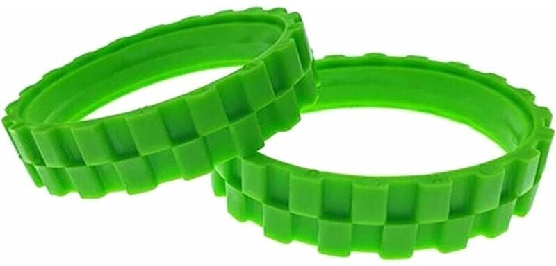 Grüne reifen. Räder für irobot roomba 500, 600, 700, 800 und 900 Serie (2er-Pack), guter Grip und einfache Montage (2 St...