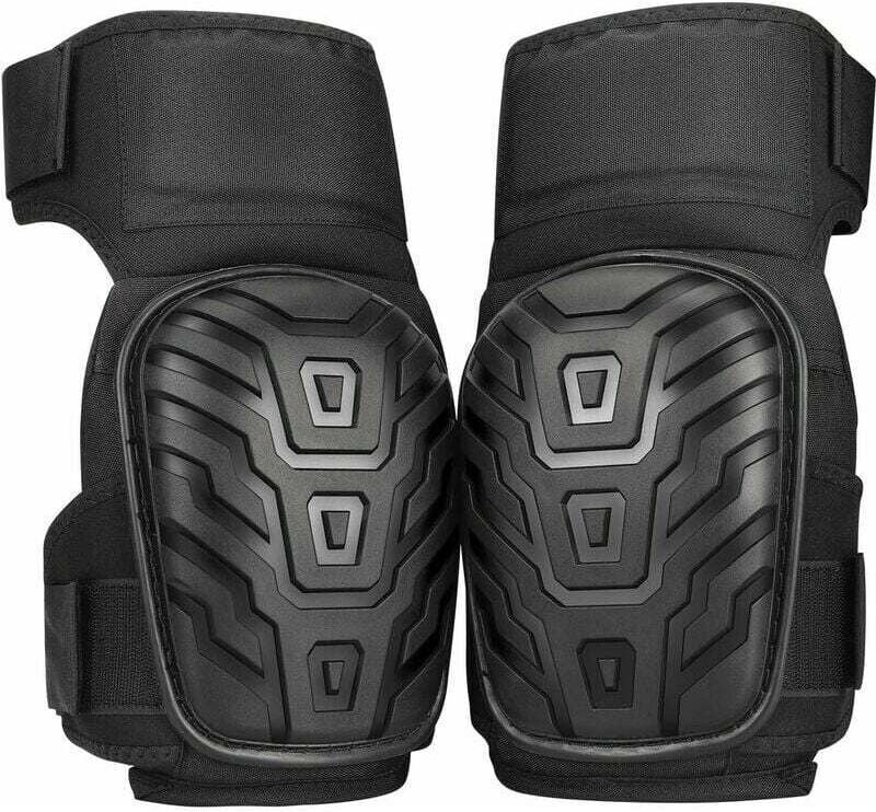 Ginocchiere da lavoro professionali con cuscinetti in gel resistenti e impugnature antiscivolo regolabili, ideali per la...