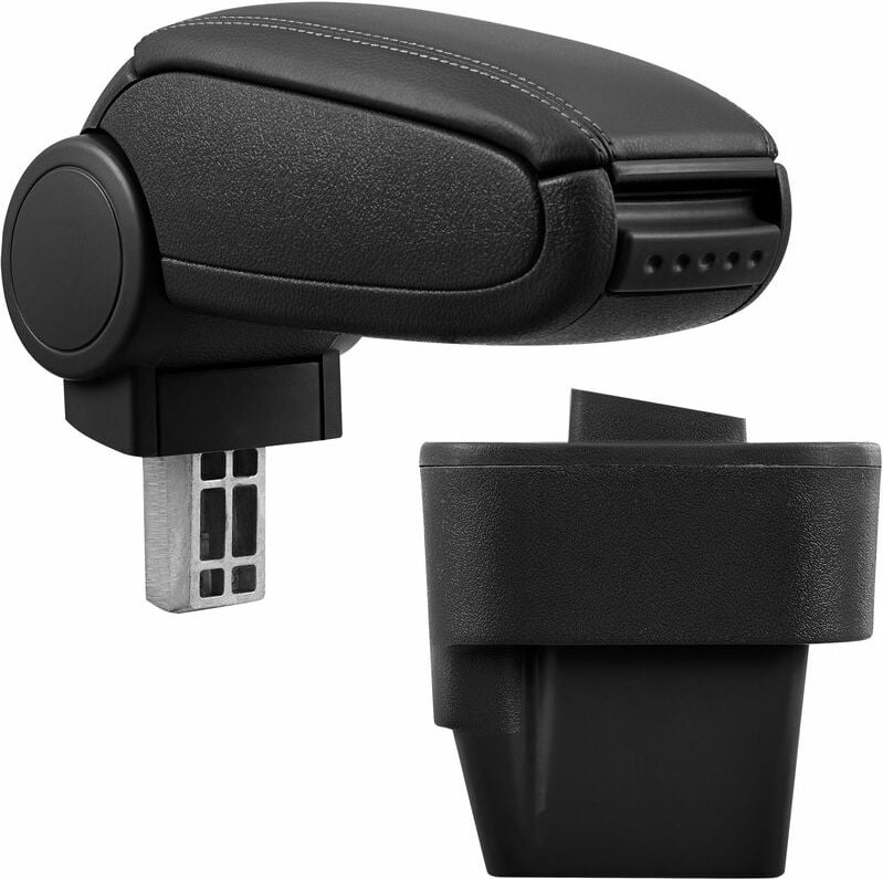 Pro.tec - Mittelarmlehne passend für Opel Astra h mit Staufach Kunstleder Schwarz