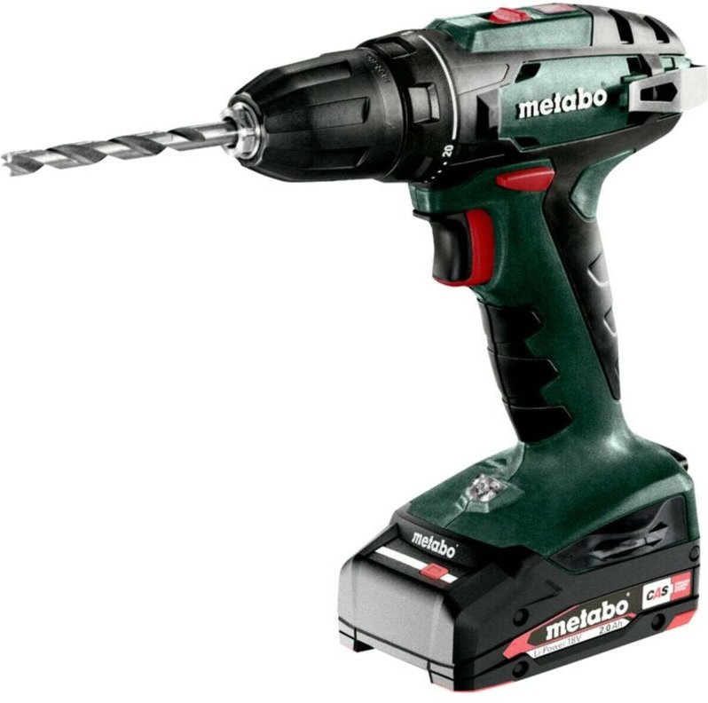 Metabo - Werkzeuge - Akku-Bohrschrauber, 18V, 2x 2,0 Ah Li-Power Akkus, Ladegerät 602207560