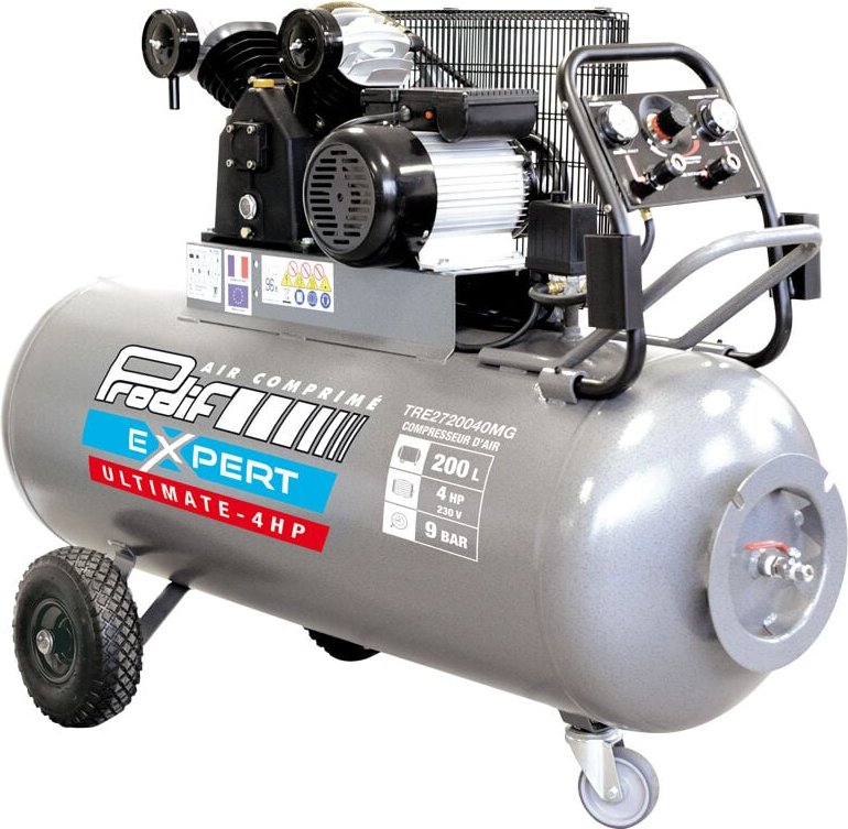 Kompressor 200L 9 bar 4 PS 27 m3/h PRODIF TRE2720040MG