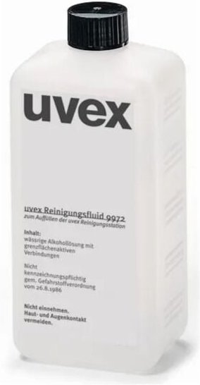 Uvex - Reinigungsfluid 500 ml für 9970.002 Reinigungsstation 9972.100