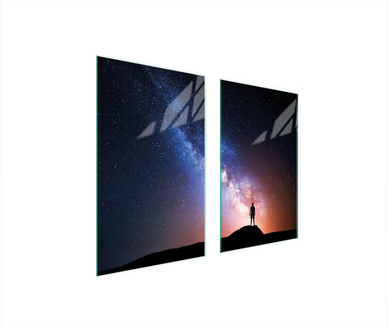 GLASSCHUTZPLATTE FÜR HERD 75x52 STERNE