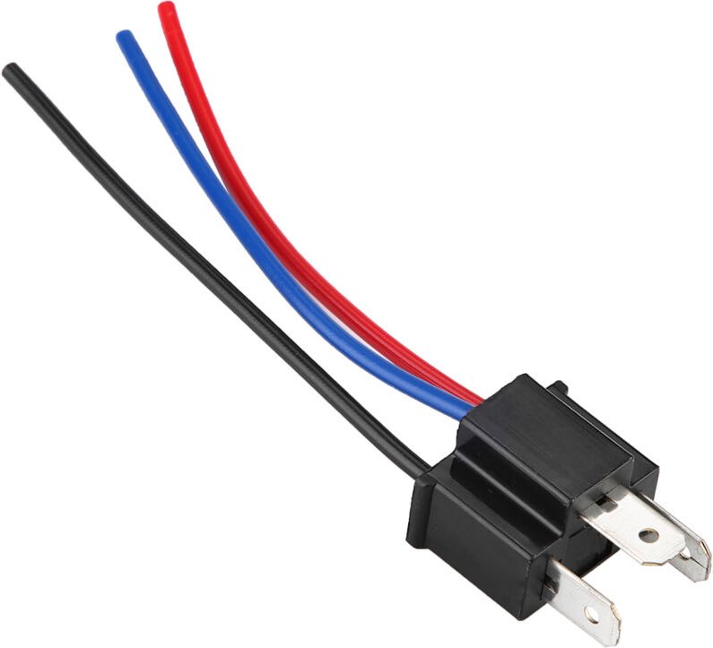 Jeffergarden - H4-Verlängerungsstecker mit männlichem Kopf und robustem Kabelbaum