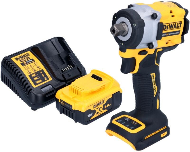 Dcf 922 P1 Akku Schlagschrauber 18 v 406 Nm 1/2' Brushless + 1x Akku 5,0 Ah + Ladegerät - Dewalt