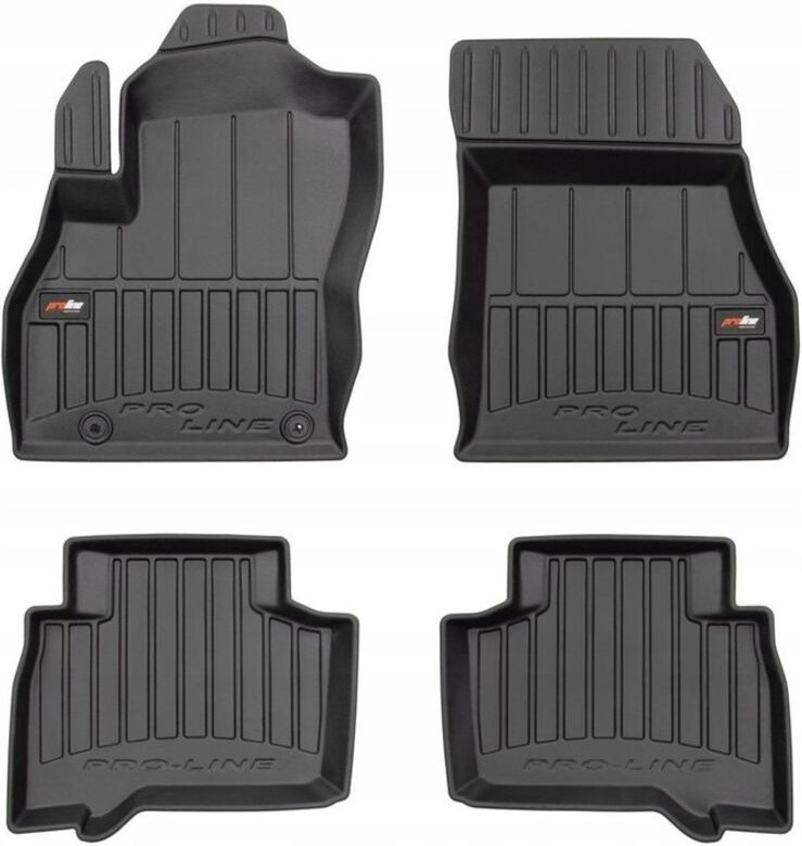 GUMMIMATTEN UND FUSSMATTEN FIAT Fiorino ab 2007 - 3D-MULDE