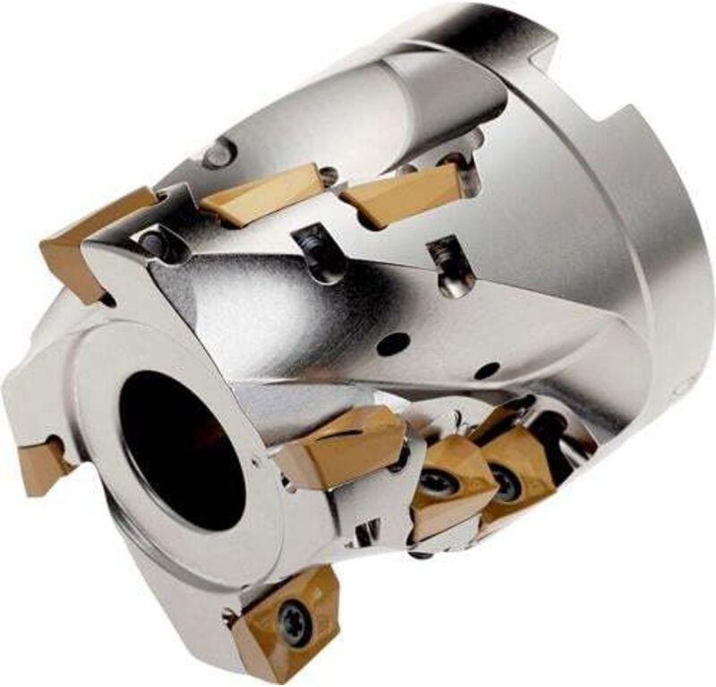 Walzenstirnfräser ISO 80J4R165X50-SAD16E95-C Schneid-D.80mm Rechtslauf PRAMET