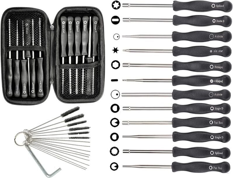 Vergaser-Einstellwerkzeuge und Tragetasche für kleine 2-Takt-Motoren für Poulan für Husqvarna für STIHL für Echo Trimmer...