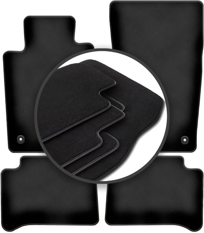 Premium-Fußmatten für: Mercedes CLS C219 Limousine (2004-2010)