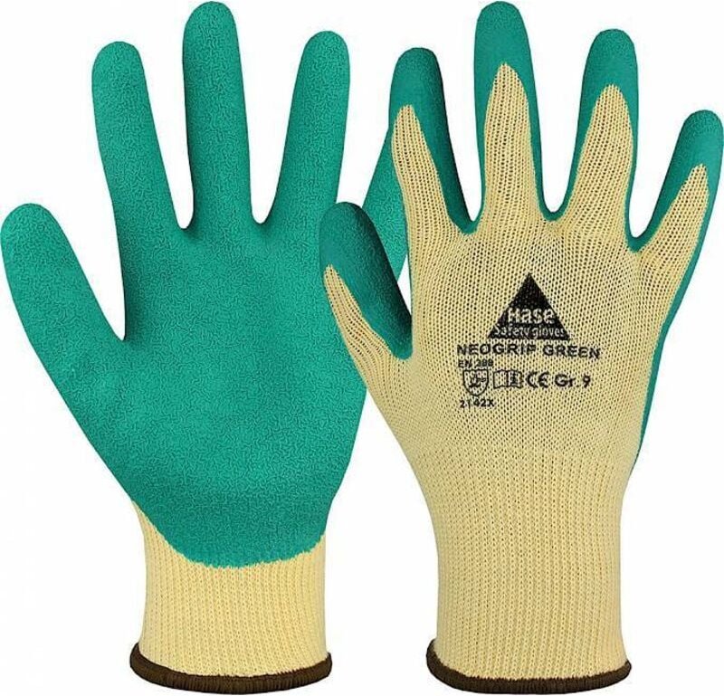 Hase Montagehandschuhe "Neogrip Green" 10