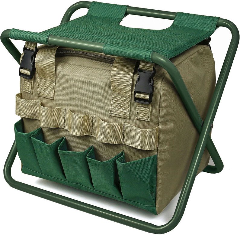 Demontage Gartengeräte Klapphocker Aufbewahrungstasche Gartengeräte,Grün