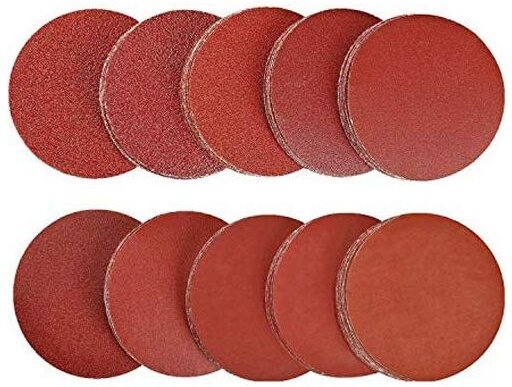 Crediri 75 mm Schleifscheiben, rund, Schleifpapier, 80/100/180/240/600/800/1000/1200/2000/3000 (100 Stück)