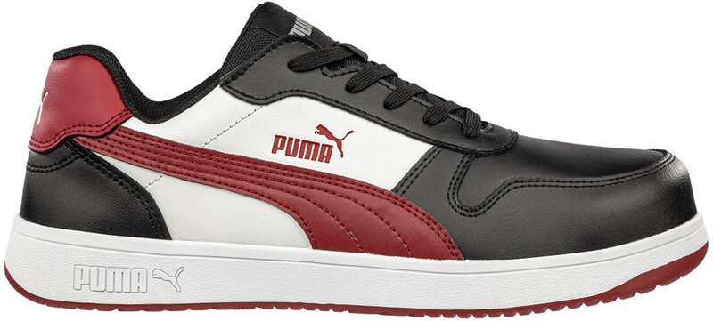 Puma - Frontcourt blk/wht/red Low S3L esd fo hro sr Sicherheitsschuhe - 42 eu