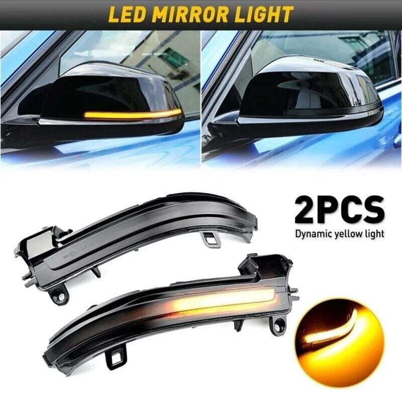 Dynamisches LED-Seitenspiegel-Blinkerlicht für 1er 2er 3er 4er F20 F22 F30 63137280771, 63137280772
