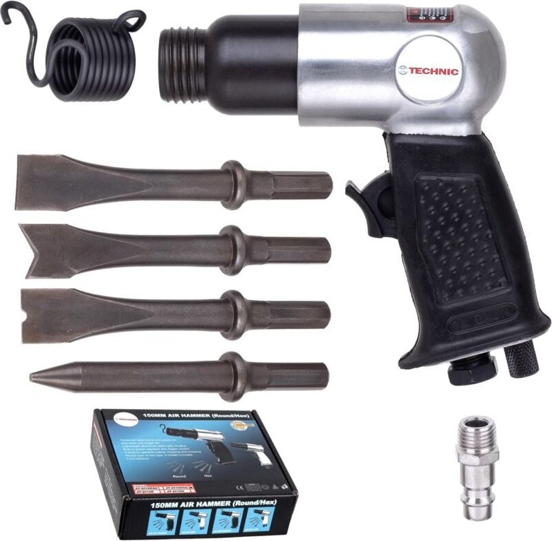 Pneumatischer Schlaghammer Mit Meisselspitzen 6-Eckig Mech Workshop