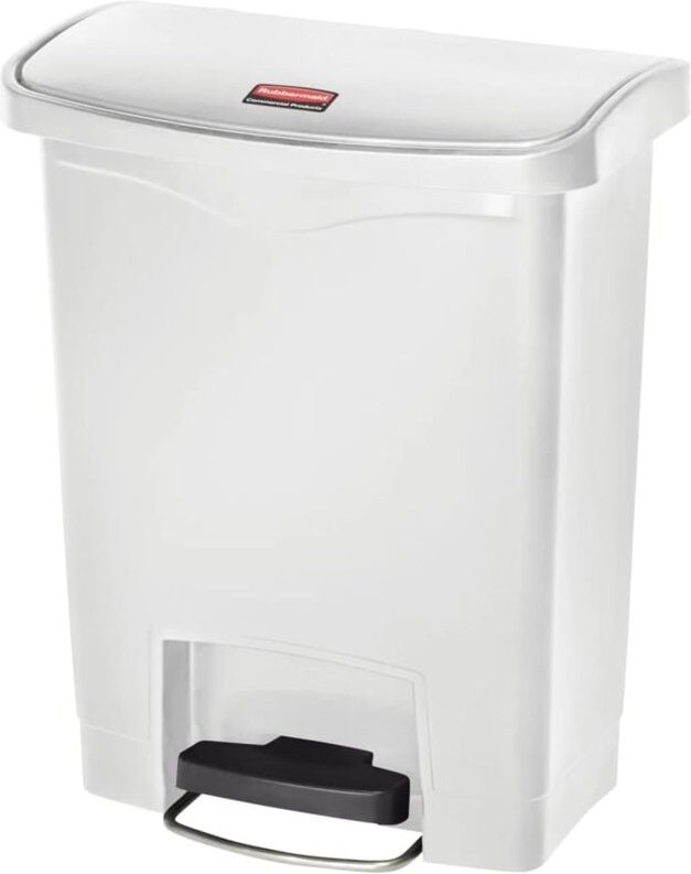 Step-on Mülleimer Slim Jim 30 l Weiß Rubbermaid