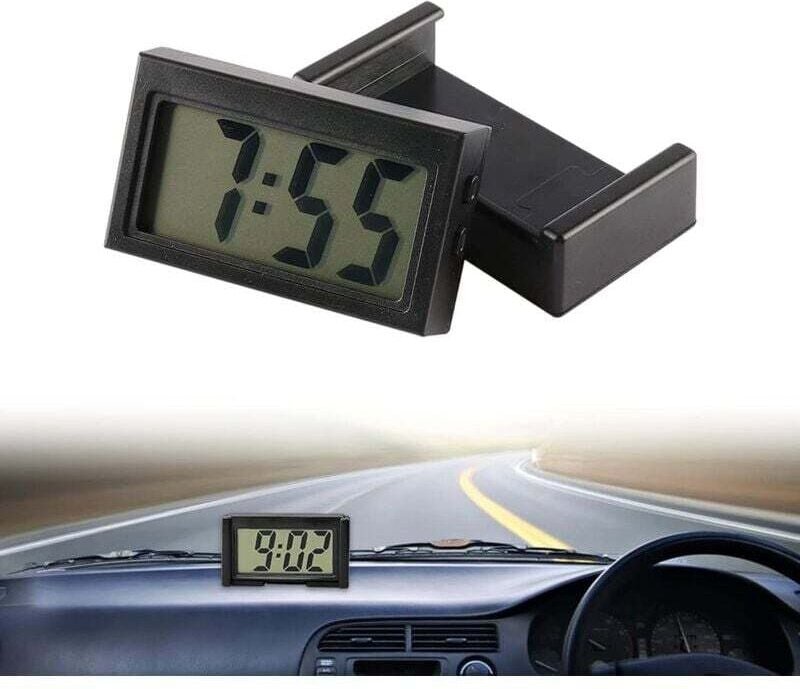 Thumbnail - Auto Digitaluhr Auto Uhr Mini Auto Uhr LCD Digital Uhr LCD Digital Uhr Dashboard Fahrzeug Elektronische Digital Uhr Digi...
