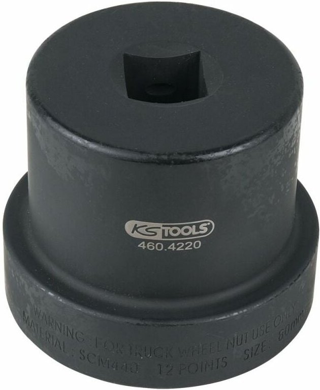 Ks Tools 1' Achsmuttern-Schlüssel mit Führungsbund, 12-kant, 80 mm - 460.4220