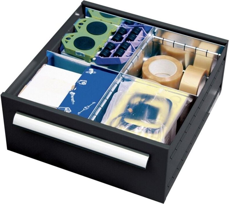 Stumpf - Zubehör Serie T-100/35, Einzelschublade 200 mm hoch, ral 7016